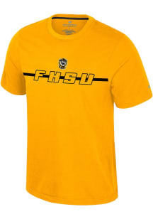 Colosseum Fort Hays State Tigers Gold Teller Short Sleeve T Shirt