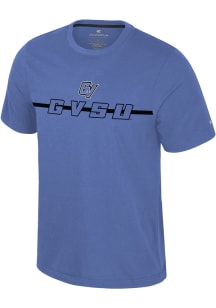 Colosseum Grand Valley State Lakers Blue Teller Short Sleeve T Shirt