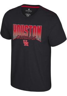 Colosseum Houston Cougars Black Manhattan Project Short Sleeve T Shirt