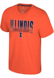 Colosseum Illinois Fighting Illini Orange Manhattan Project Short Sleeve T Shirt