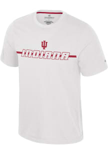 Colosseum Indiana Hoosiers White Teller Short Sleeve T Shirt