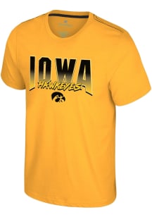 Colosseum Iowa Hawkeyes Gold Manhattan Project Short Sleeve T Shirt