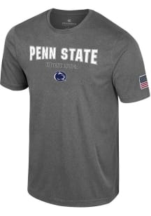 Colosseum Penn State Nittany Lions Grey OPERATION HAT TRICK Short Sleeve T Shirt