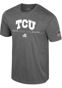 Colosseum TCU Horned Frogs Grey OHT AEC Short Sleeve T Shirt