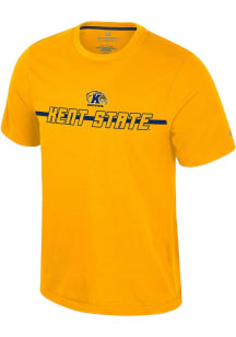 Colosseum Kent State Golden Flashes Gold Teller Short Sleeve T Shirt