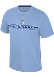 Colosseum Marquette Golden Eagles Navy Blue Teller Short Sleeve T Shirt