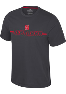 Colosseum Nebraska Cornhuskers Black Teller Short Sleeve T Shirt