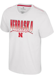 Colosseum Nebraska Cornhuskers White Manhattan Project Short Sleeve T Shirt