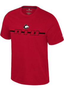 Colosseum Northern Illinois Huskies Red Teller Short Sleeve T Shirt