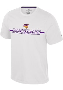 Colosseum Northern Iowa Panthers White Teller Short Sleeve T Shirt