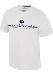 Colosseum Penn State Nittany Lions White Teller Short Sleeve T Shirt