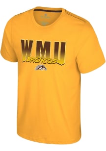 Colosseum Western Michigan Broncos Gold Manhattan Project Short Sleeve T Shirt