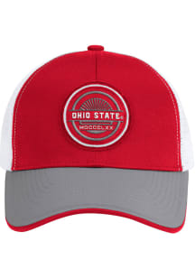 Colosseum Ohio State Buckeyes RABI 2400 TRUCKER Adjustable Hat - Red