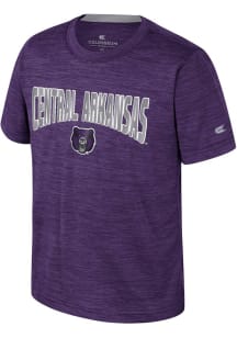Colosseum Central Arkansas Bears Toddler Purple Rylos Short Sleeve T-Shirt