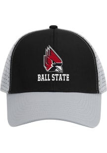 Colosseum Ball State Cardinals ATOMIC CPT CAP Adjustable Hat - Black