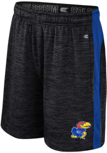 Colosseum Kansas Jayhawks Youth Grey Mayfield Shorts