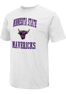 Colosseum Minnesota State Mankato Mavericks White Field Short Sleeve T Shirt