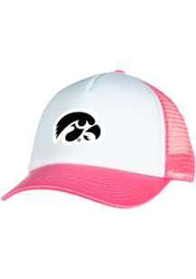 Colosseum Iowa Hawkeyes Foam Trucker Design Adjustable Hat - White