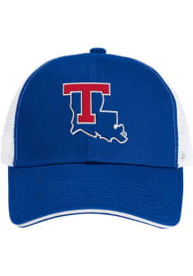 Colosseum Louisiana Tech Bulldogs THE STAPLE 2400 TRUCKER Adjustable Hat - Blue
