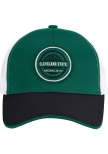 Colosseum Cleveland State Vikings RABI 2400 TRUCKER Adjustable Hat - Green