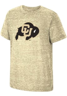 Colosseum Colorado Buffaloes Youth Gold Knobby Short Sleeve T-Shirt