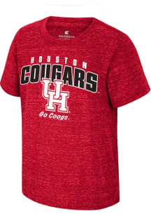 Colosseum Houston Cougars Toddler Red Knobby Short Sleeve T-Shirt