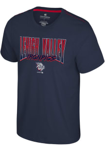 Colosseum Lehigh Valley Ironpigs Navy Blue Manhattan Short Sleeve Fashion T Shirt