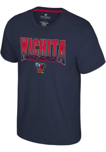 Colosseum Wichita Wind Surge Navy Blue Manhattan Short Sleeve Fashion T Shirt