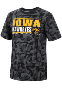 Colosseum Iowa Hawkeyes Green Flat Name Mascot Playbook Short Sleeve T Shirt