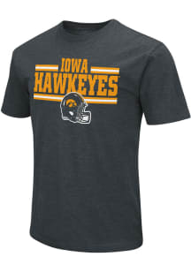 Colosseum Iowa Hawkeyes Black Sport Drop Playbook Short Sleeve T Shirt
