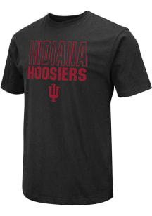 Colosseum Indiana Hoosiers Black Flat Name Mascot Field Short Sleeve T Shirt