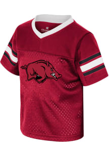 Colosseum Arkansas Razorbacks Toddler Cardinal Field Time Football Jersey