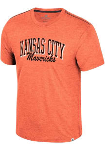 Colosseum Kansas City Mavericks Orange Physicist Short Sleeve T Shirt