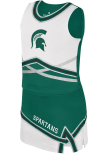 Colosseum Michigan State Spartans Girls Green Lollipop Park Set Cheer