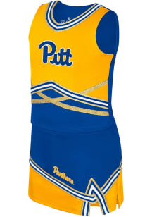 Colosseum Pitt Panthers Girls Blue Lollipop Park Set Cheer