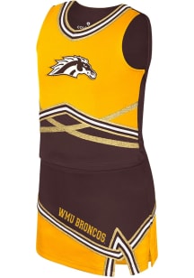 Colosseum Western Michigan Broncos Girls Black Lollipop Park Set Cheer