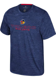 Colosseum Toledo Mud Hens Navy Blue Theoretical Short Sleeve T Shirt