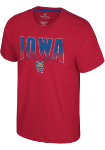 Colosseum Iowa Cubs Red Manhattan Short Sleeve Fashion T Shirt