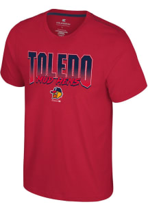 Colosseum Toledo Mud Hens Red Manhattan Short Sleeve Fashion T Shirt