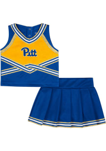 Colosseum Pitt Panthers Toddler Girls Blue Lollipop Park Sets Cheer