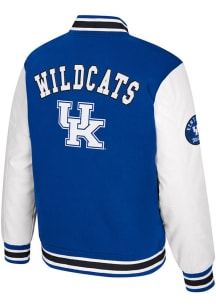 Colosseum Kentucky Wildcats Mens Blue Grand Tour Letterman Medium Weight Jacket