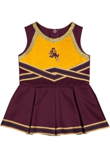 Colosseum Arizona State Sun Devils Baby Maroon Lollipop Park Sets Cheer Dress