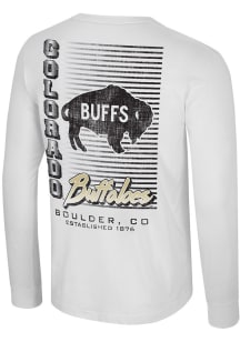 Colosseum Colorado Buffaloes White Lasso The Moon Long Sleeve T Shirt