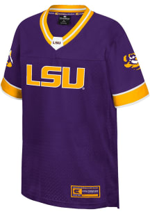Colosseum LSU Tigers Youth Purple Nothing But The Hits Football Jersey