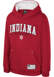 Colosseum Indiana Hoosiers Youth Cardinal Land Of Long Sleeve Hoodie