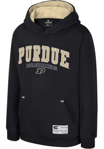 Colosseum Purdue Boilermakers Youth Black Land Of Long Sleeve Hoodie