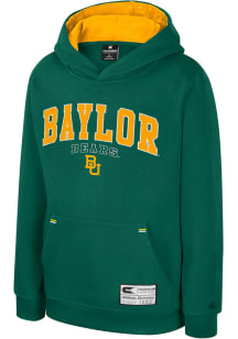 Colosseum Baylor Bears Youth Green Land Of Long Sleeve Hoodie