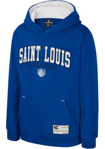 Colosseum Saint Louis Billikens Youth Blue Land Of Long Sleeve Hoodie
