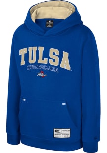 Colosseum Tulsa Golden Hurricane Youth Blue Land Of Long Sleeve Hoodie