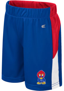 Colosseum Kansas Jayhawks Toddler Blue Upside down Bottoms Shorts
